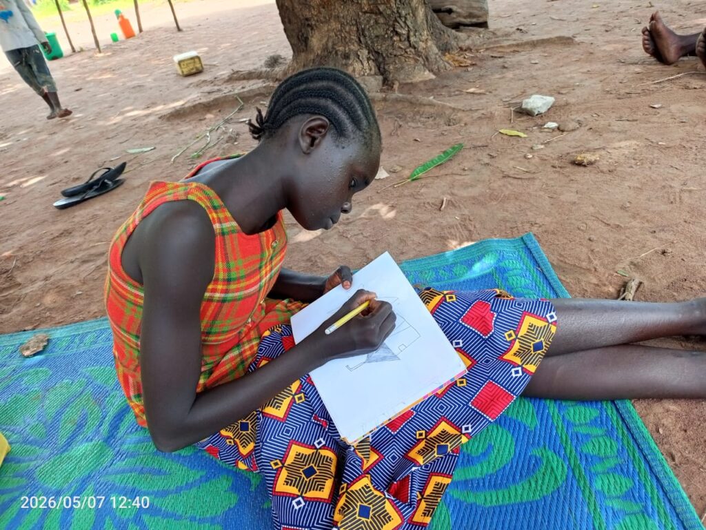 Grace, a child from Greater Mundri, shares her experience of healing and joy through the Child-Friendly Space